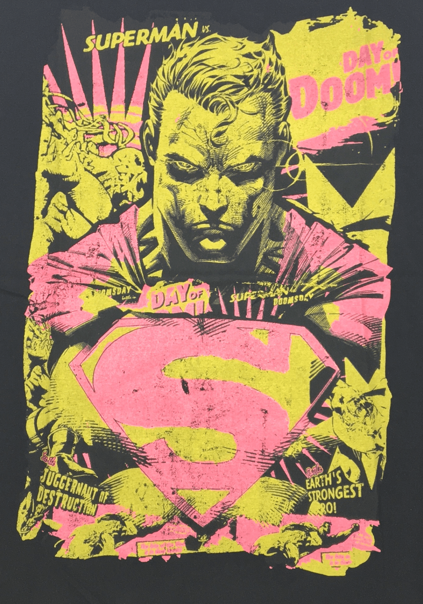 Superman Black T-Shirt by Bio World -Bio World - India - www.superherotoystore.com