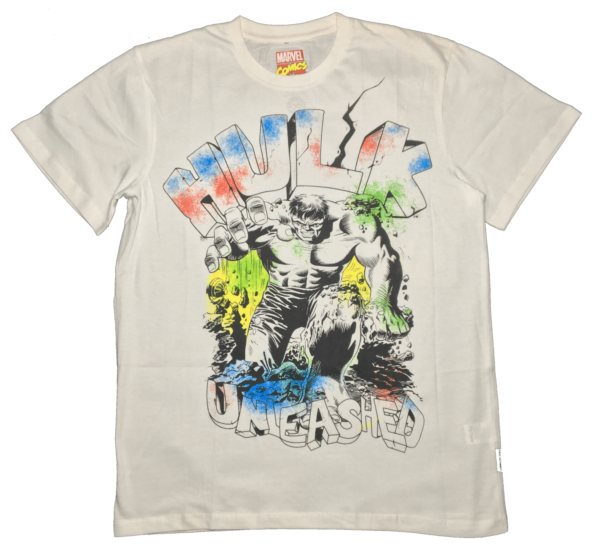 Marvel Comics Hulk White T-Shirt by Bio World -Bio World - India - www.superherotoystore.com