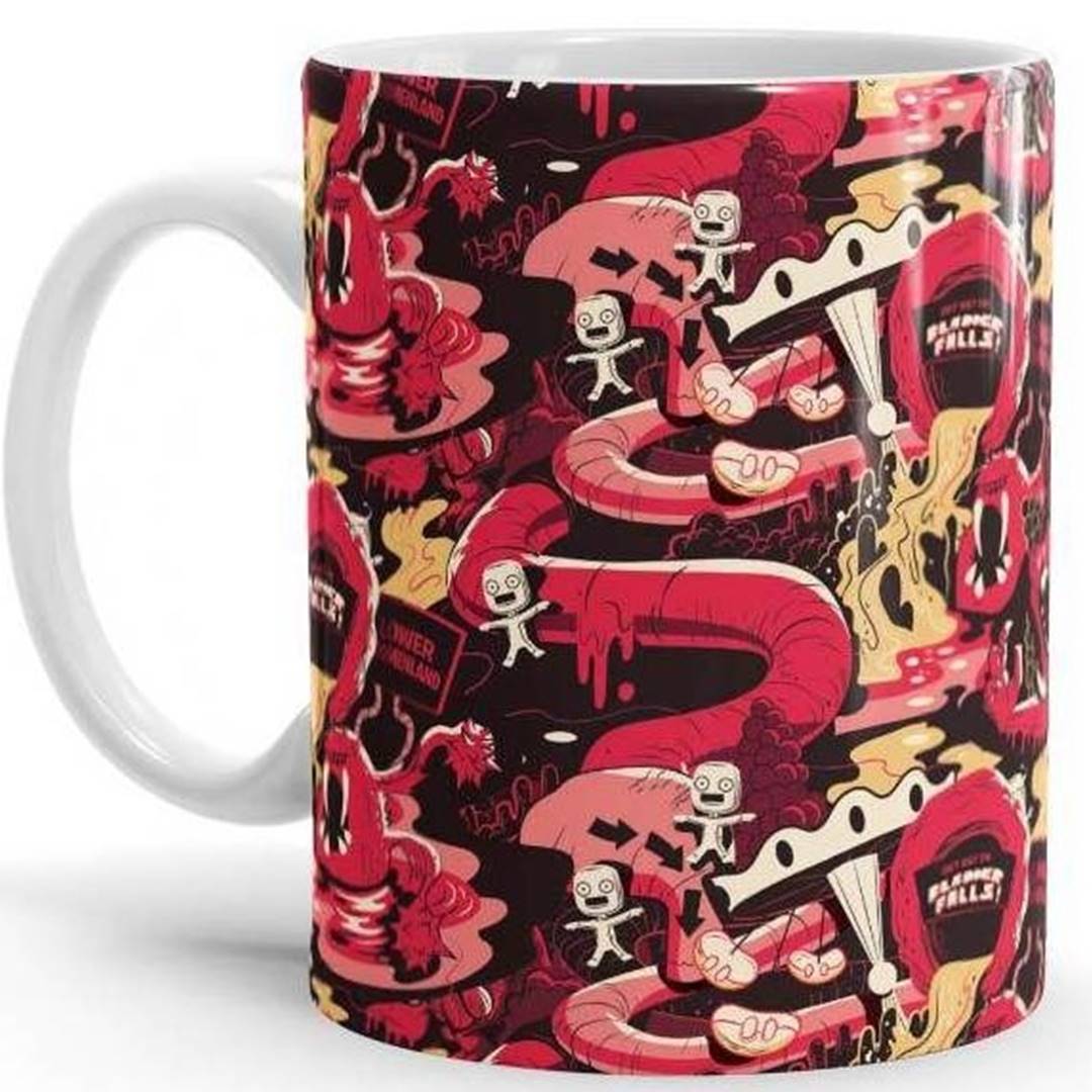 Anatomy Pattern - Rick And Morty Official Mug -Redwolf - India - www.superherotoystore.com