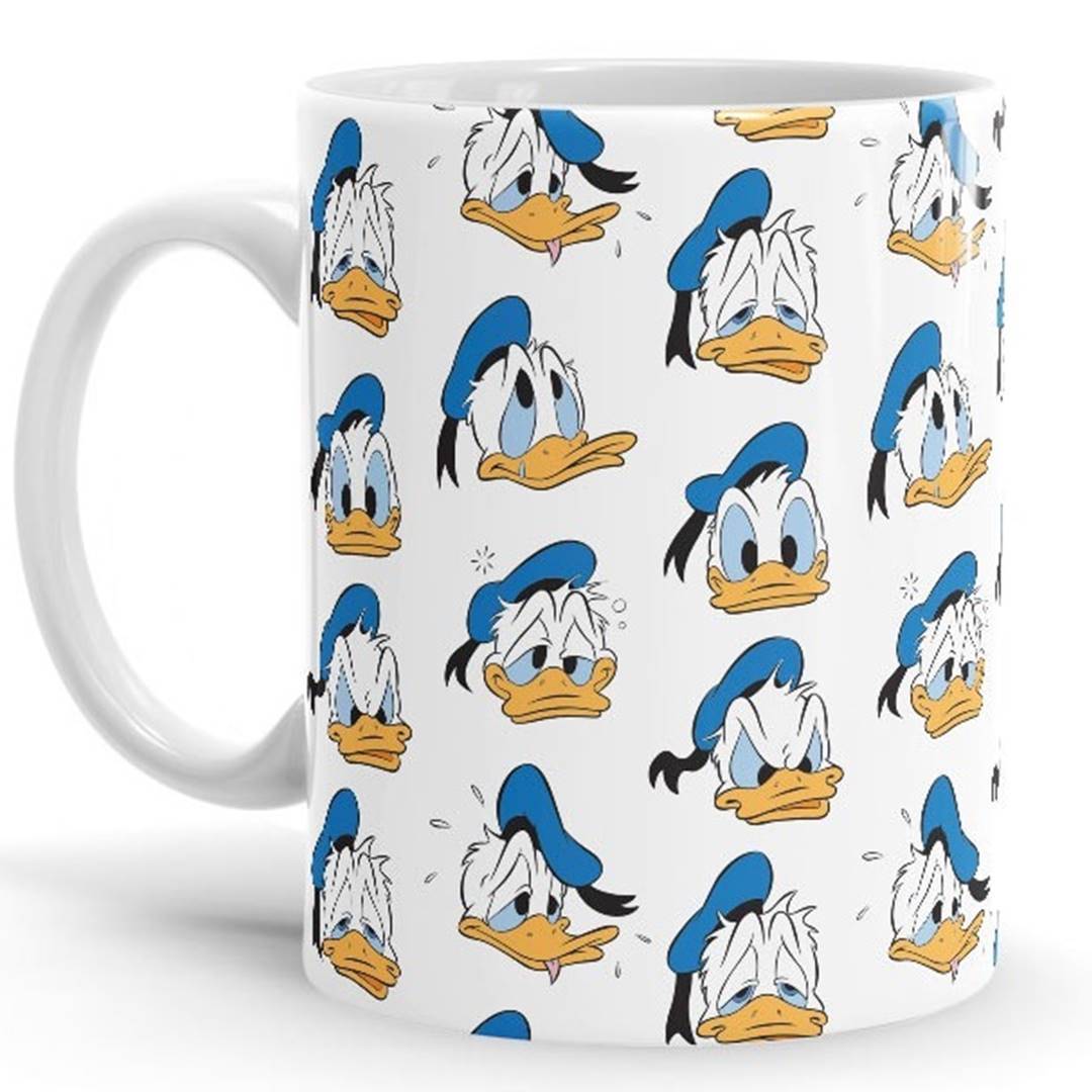 Duck Pattern - Disney Official Mug -Redwolf - India - www.superherotoystore.com