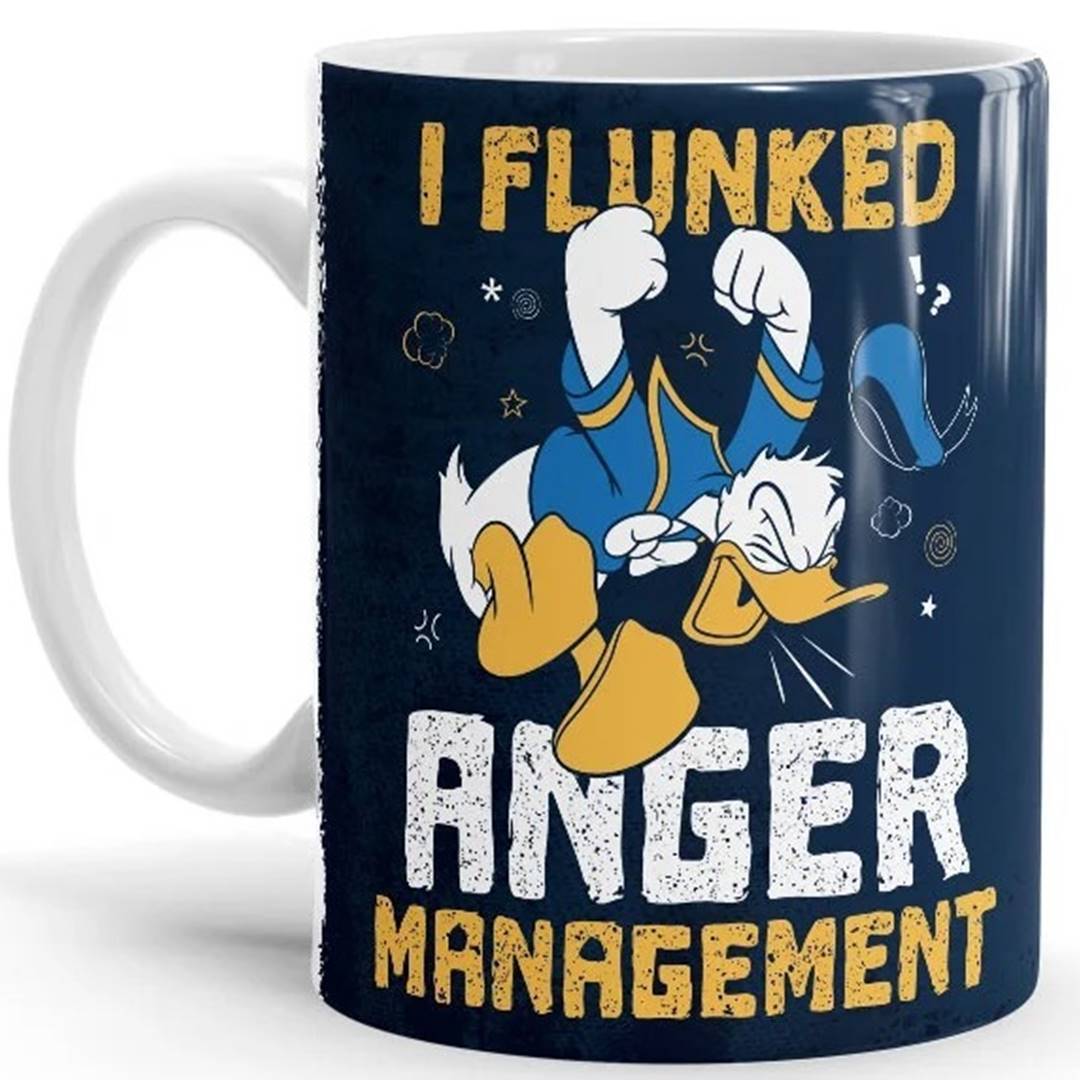 I Flunked Anger Management - Disney Official Mug -Redwolf - India - www.superherotoystore.com