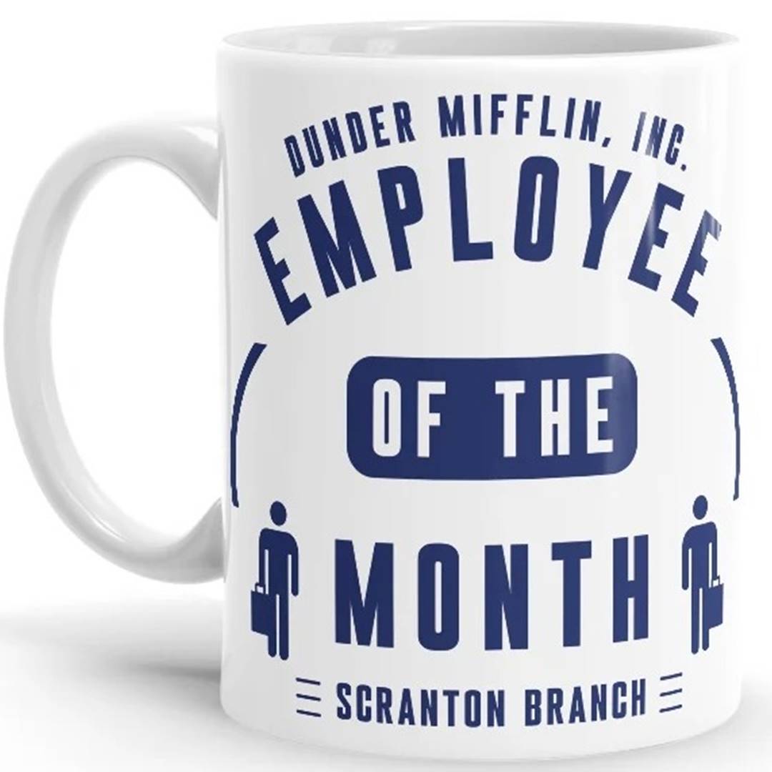 Employee Of The Month - Coffee Mug -Redwolf - India - www.superherotoystore.com