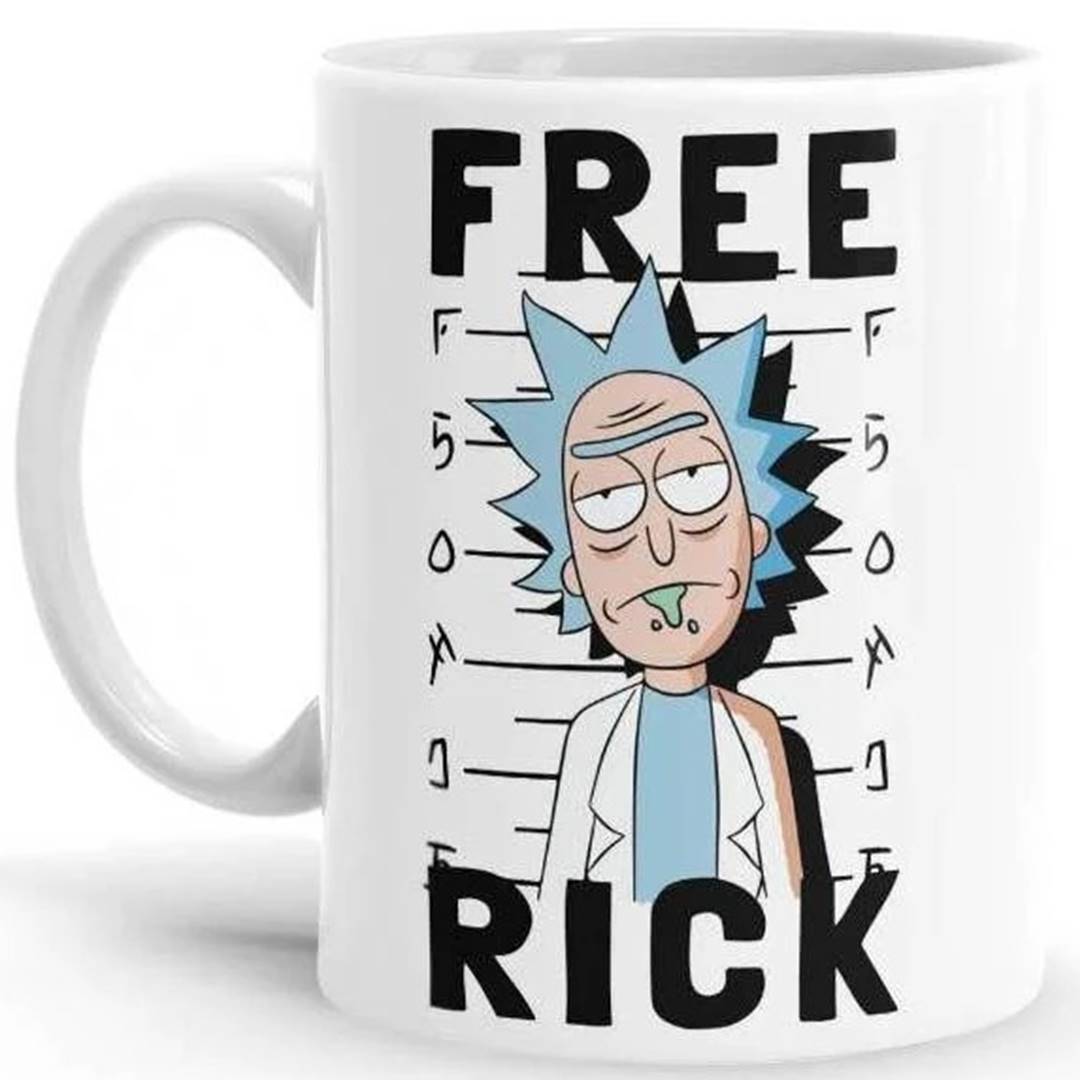 Free Rick - Rick And Morty Official Mug -Redwolf - India - www.superherotoystore.com
