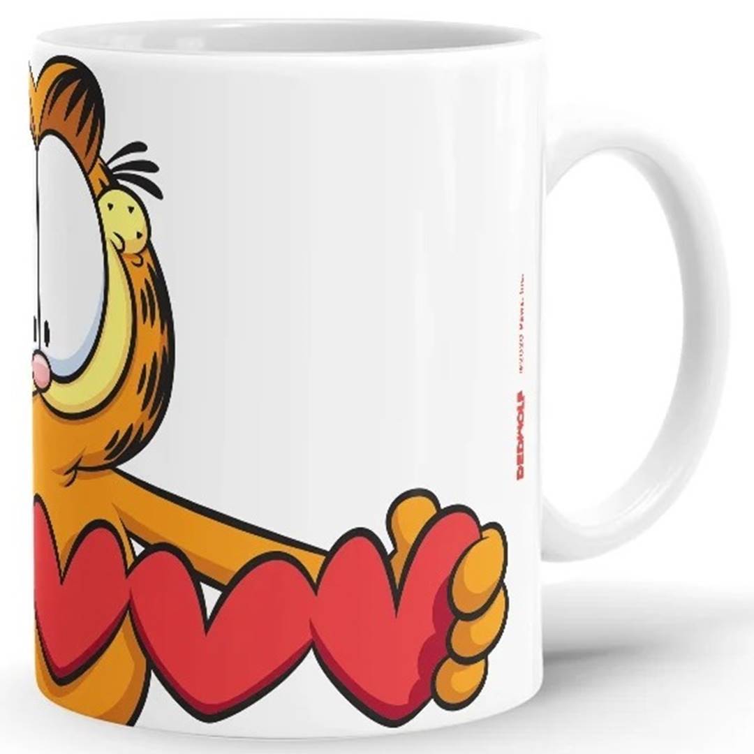 Chain Of Hearts - Garfield Official Mug -Redwolf - India - www.superherotoystore.com