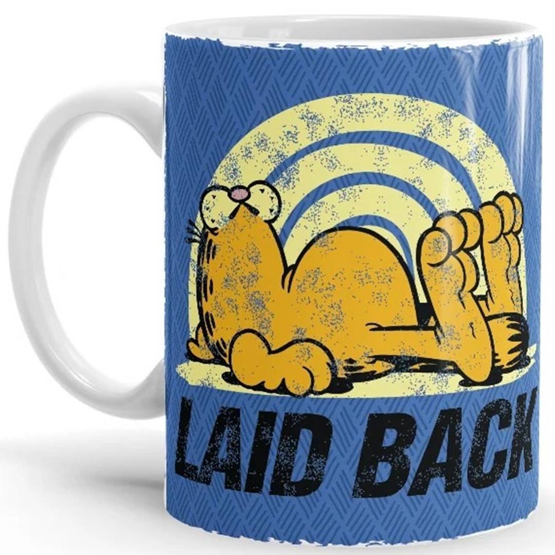 Laid Back - Garfield Official Mug -Redwolf - India - www.superherotoystore.com