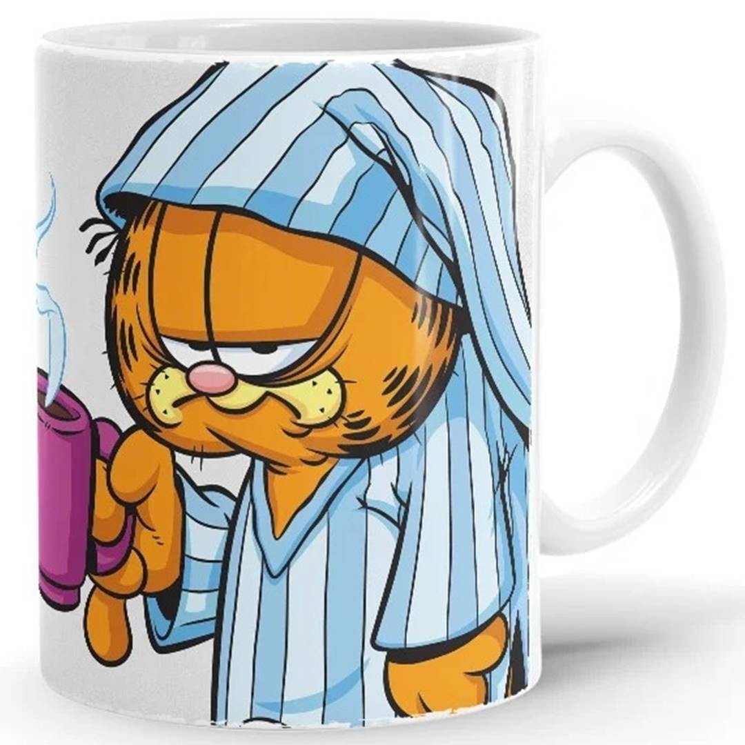 Morning Person - Garfield Official Mug -Redwolf - India - www.superherotoystore.com
