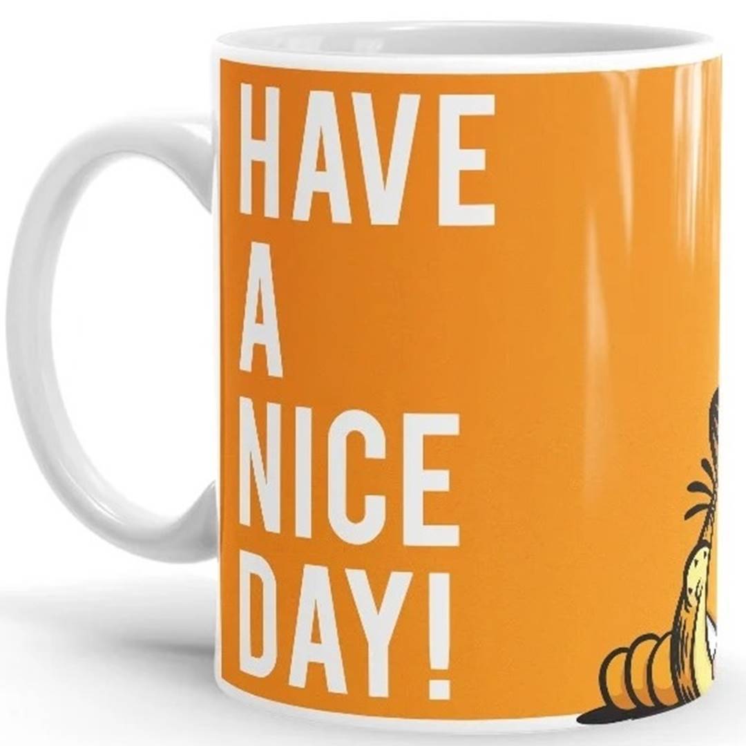 Have A Nice Day - Garfield Official Mug -Redwolf - India - www.superherotoystore.com