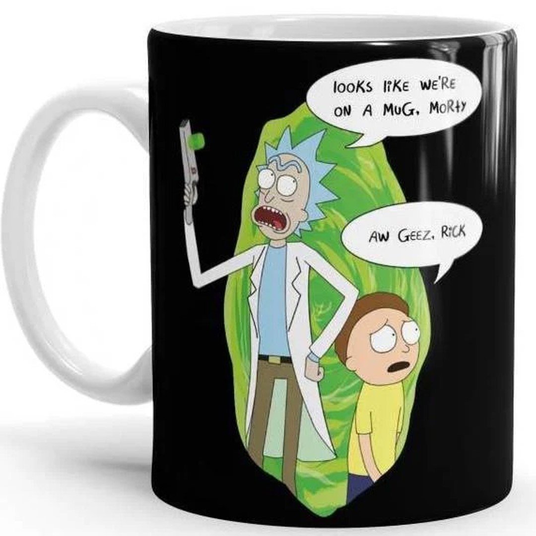 Looks Like We Are On A Mug - Rick And Morty Official Mug -Redwolf - India - www.superherotoystore.com