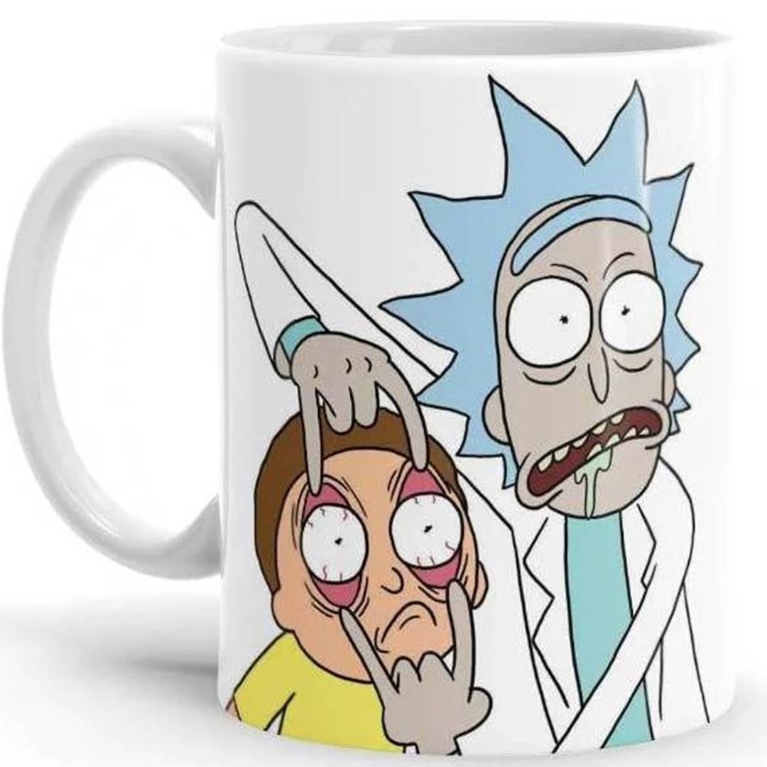 Look Morty - Rick And Morty Official Mug -Redwolf - India - www.superherotoystore.com