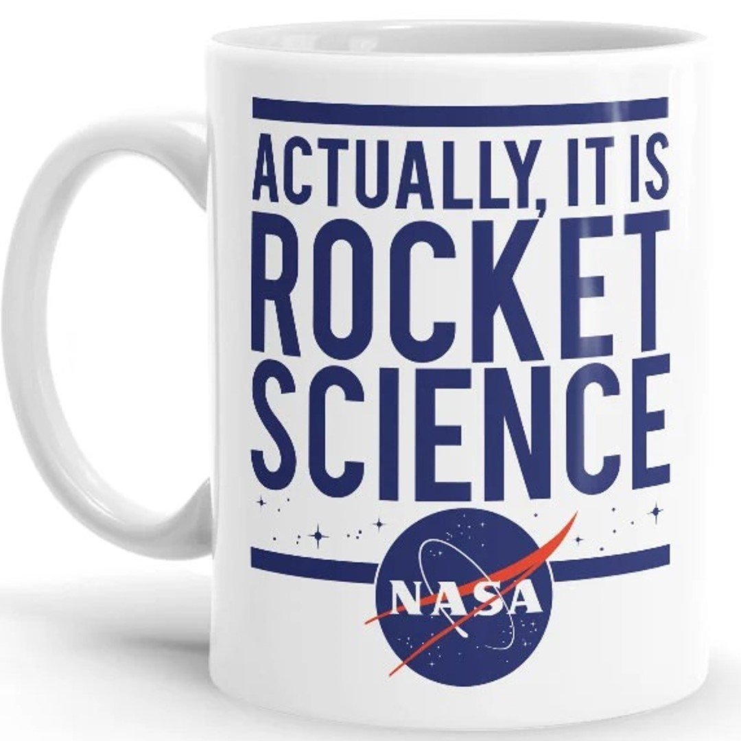 Rocket Science - NASA Official Mug -Redwolf - India - www.superherotoystore.com