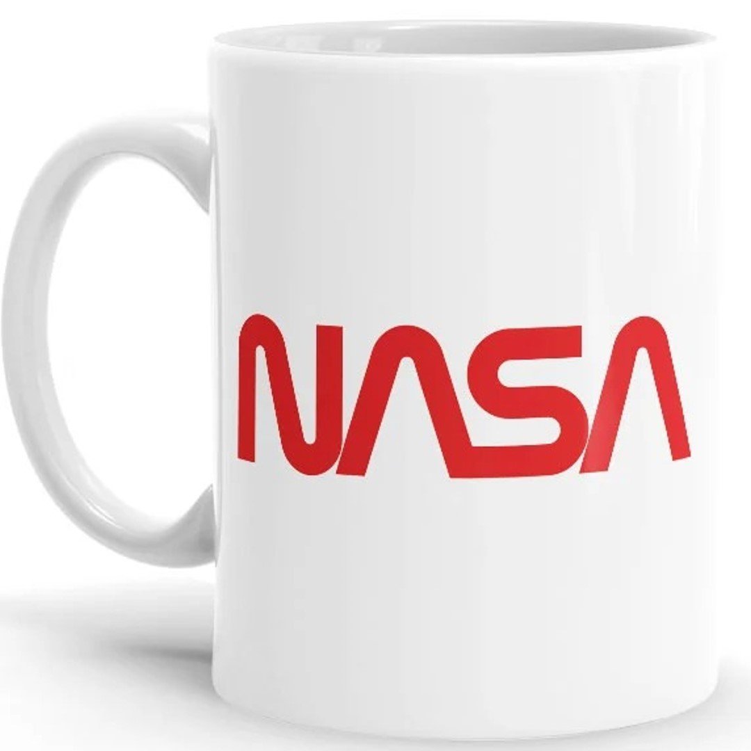 NASA: Worm Logo - NASA Official Mug -Redwolf - India - www.superherotoystore.com