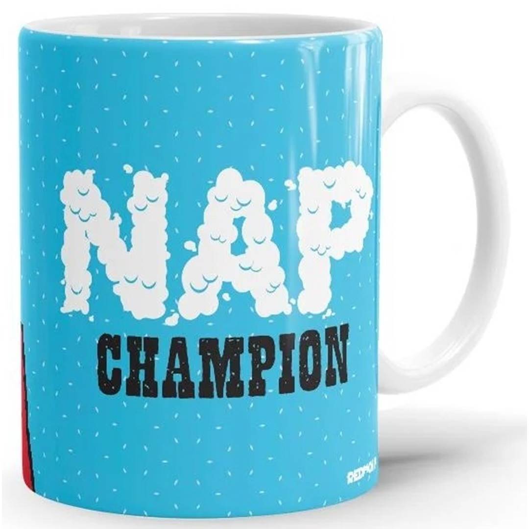 Nap Champion - Peanuts Official Mug -Redwolf - India - www.superherotoystore.com