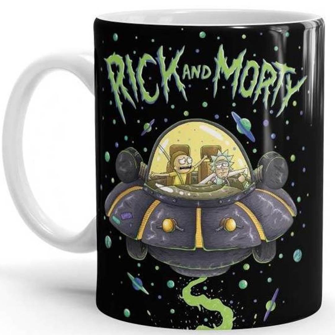 Space Cruiser - Rick And Morty Official Mug -Redwolf - India - www.superherotoystore.com
