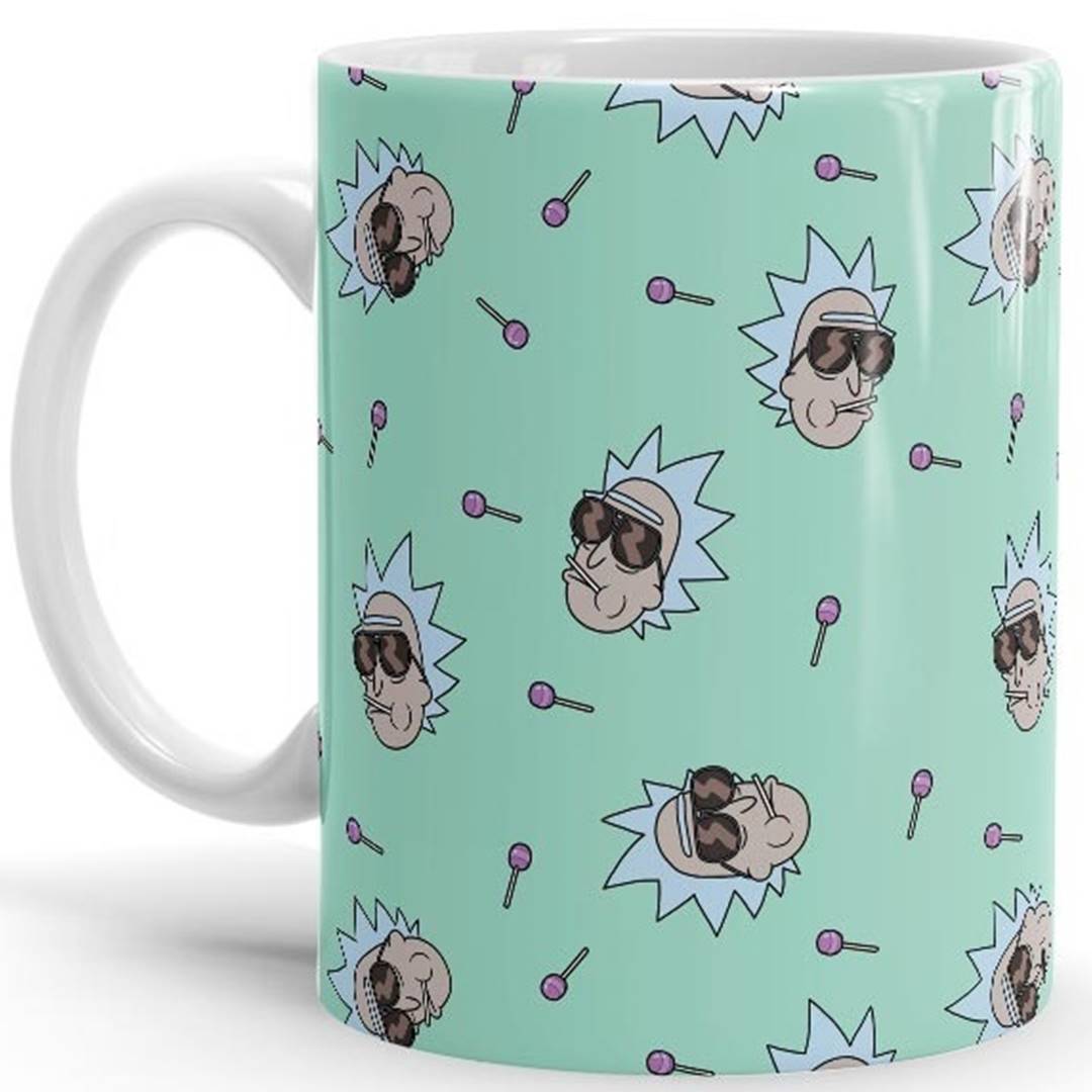 Heist Champ Pattern - Rick And Morty Official Mug -Redwolf - India - www.superherotoystore.com