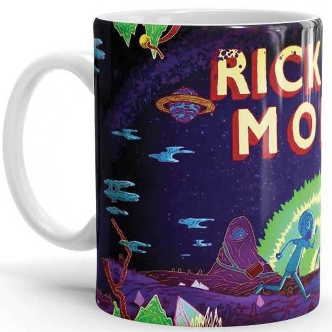 Morty Night Run - Rick And Morty Official Mug -Redwolf - India - www.superherotoystore.com