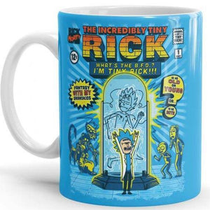 Tiny Rick - Rick And Morty Official Mug -Redwolf - India - www.superherotoystore.com