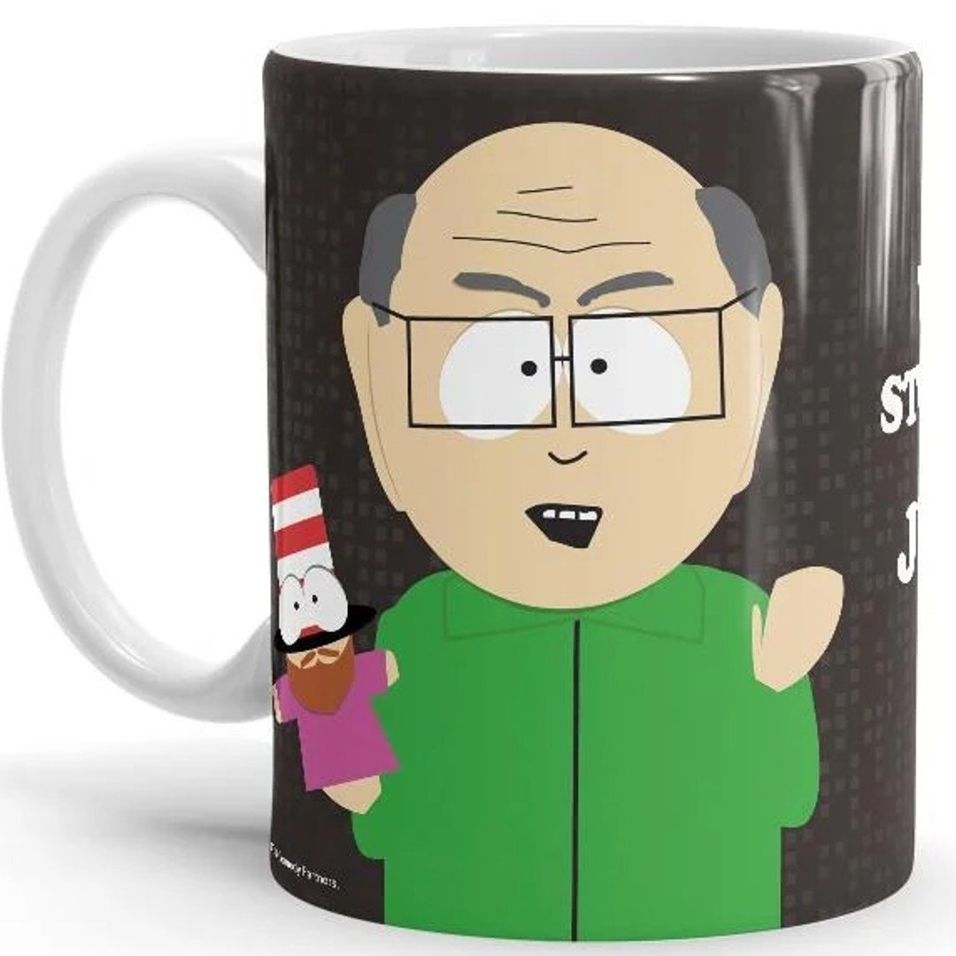 Mr. Garrison: Stupid People - South Park Official Mug -Redwolf - India - www.superherotoystore.com