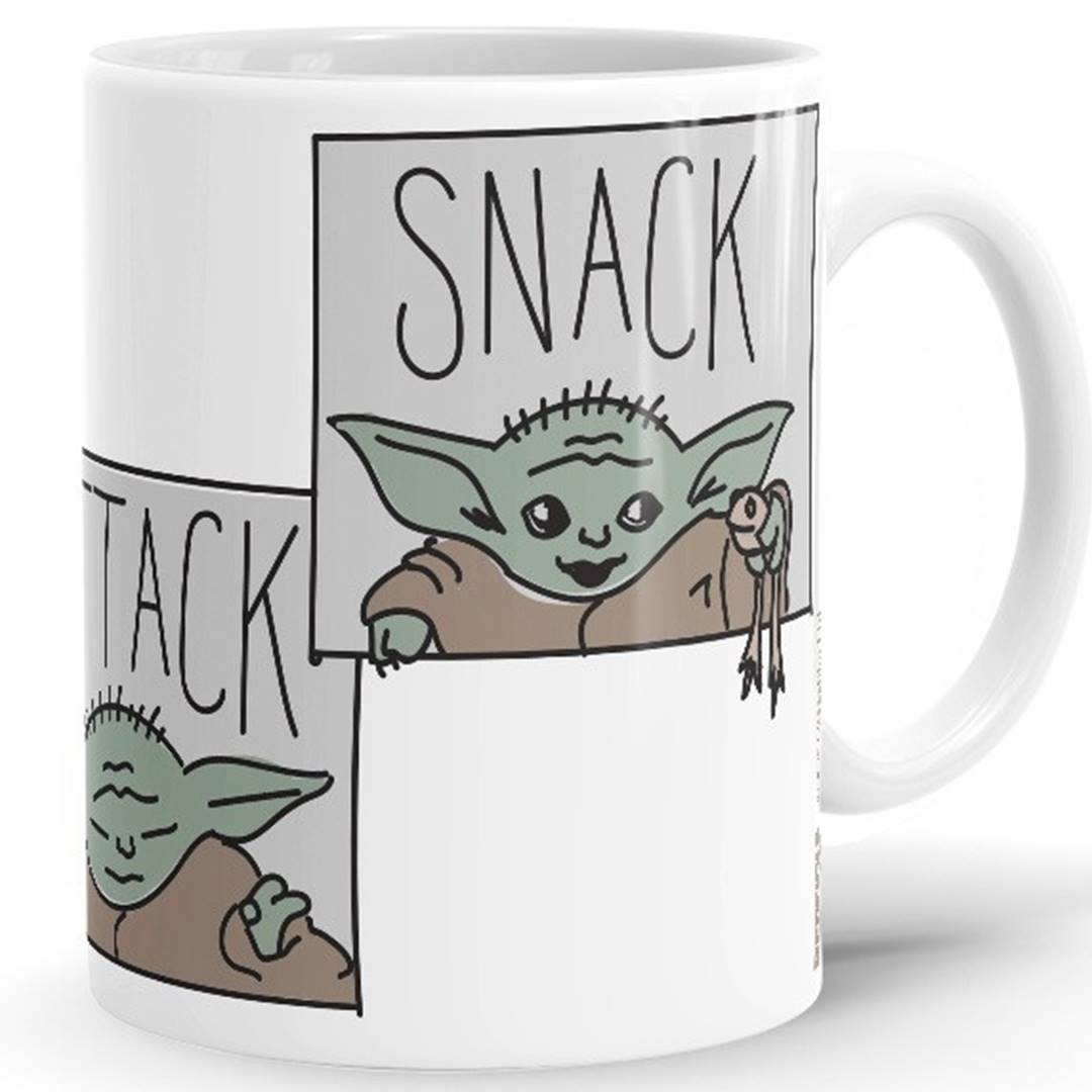 The Child: Protect, Attack, Snack - The Mandalorian Official Mug -Redwolf - India - www.superherotoystore.com