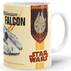 Retro Falcon - Star Wars Official Mug -Redwolf - India - www.superherotoystore.com