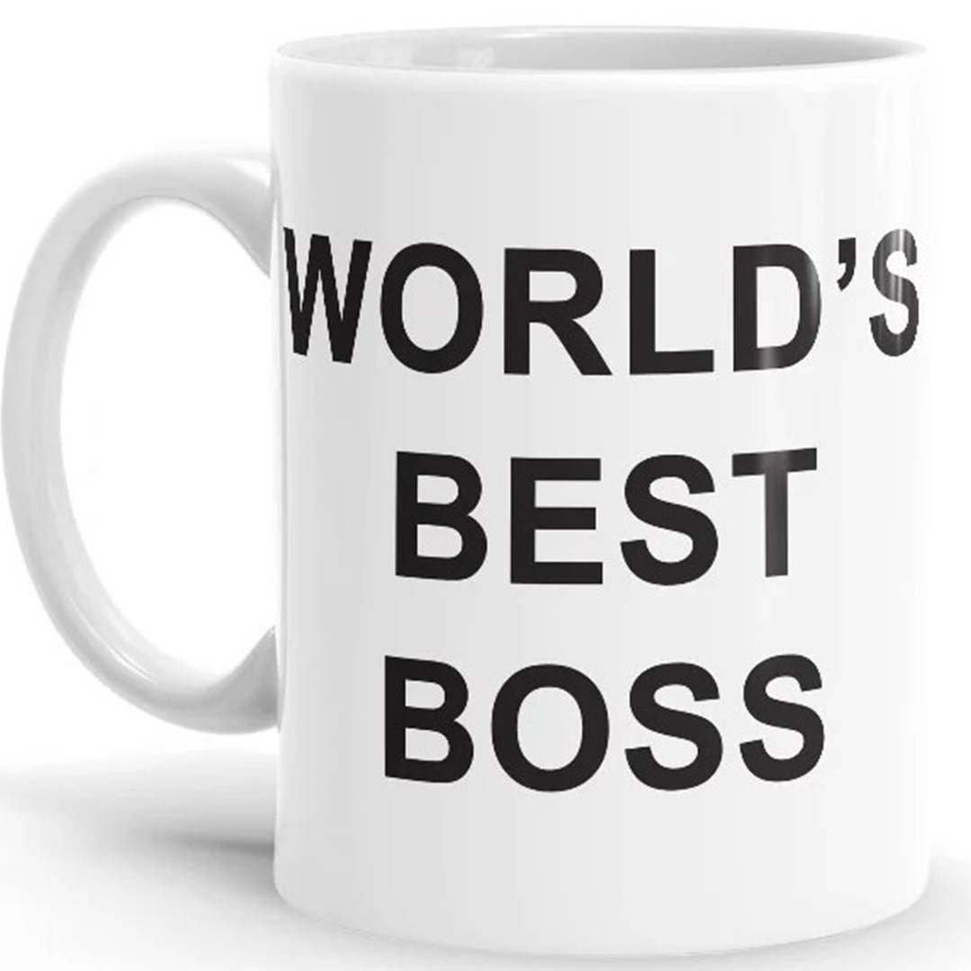 World&#39;s Best Boss - Coffee Mug -Redwolf - India - www.superherotoystore.com