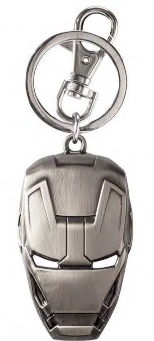 Marvel Iron Man Classic Face Pewter Keyring -Monogram International - India - www.superherotoystore.com