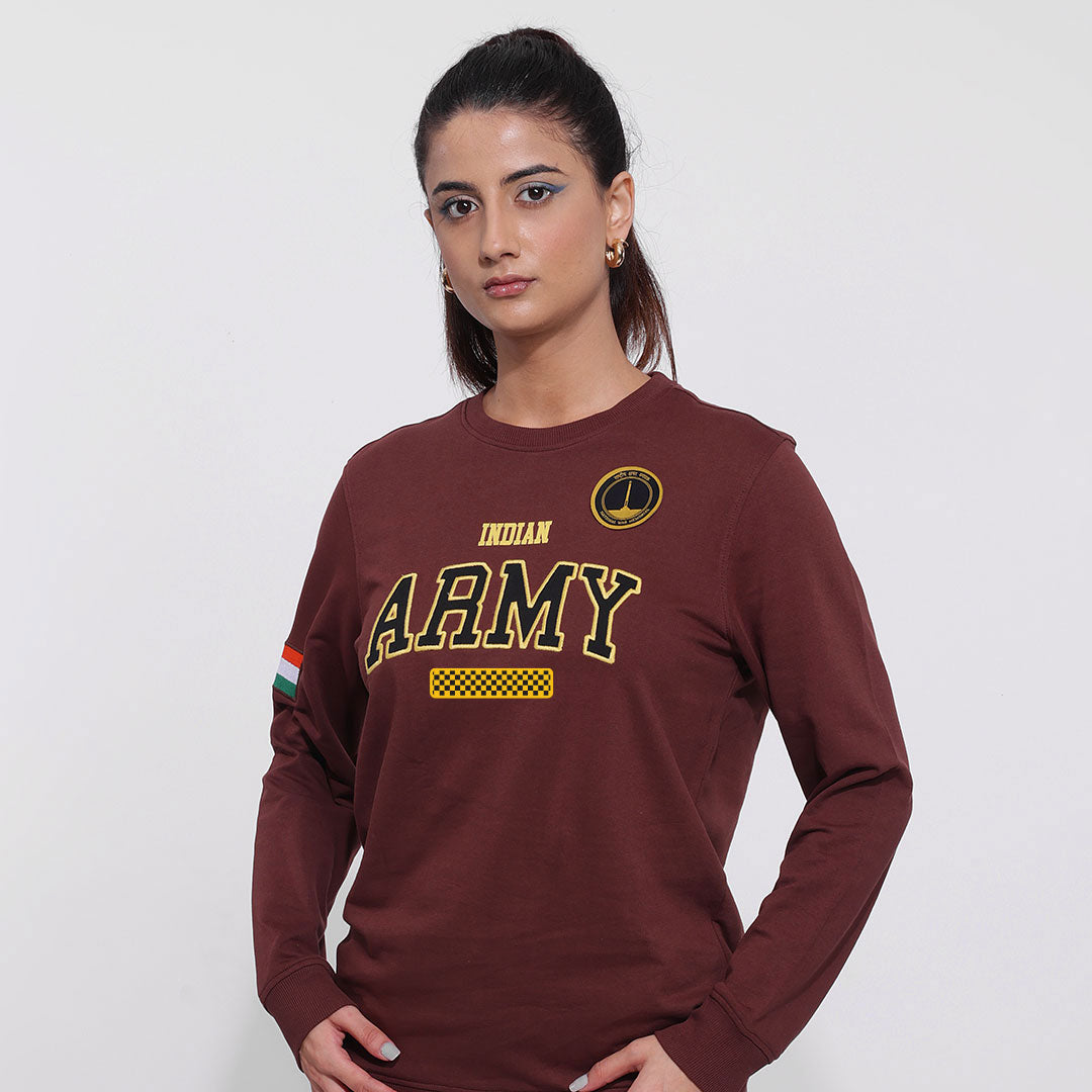 The Classic Indian Army Unisex Sweatshirt -A47 - India - www.superherotoystore.com