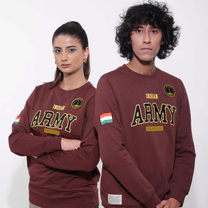 The Classic Indian Army Unisex Sweatshirt -A47 - India - www.superherotoystore.com