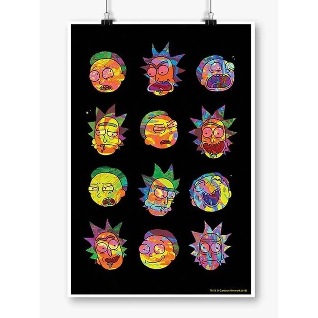 Spaced Out - Rick And Morty Official Poster -Redwolf - India - www.superherotoystore.com