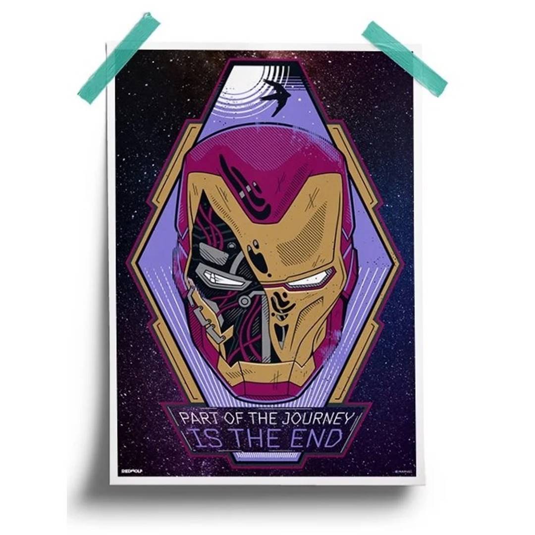 The Final Journey - Marvel Official Poster -Redwolf - India - www.superherotoystore.com