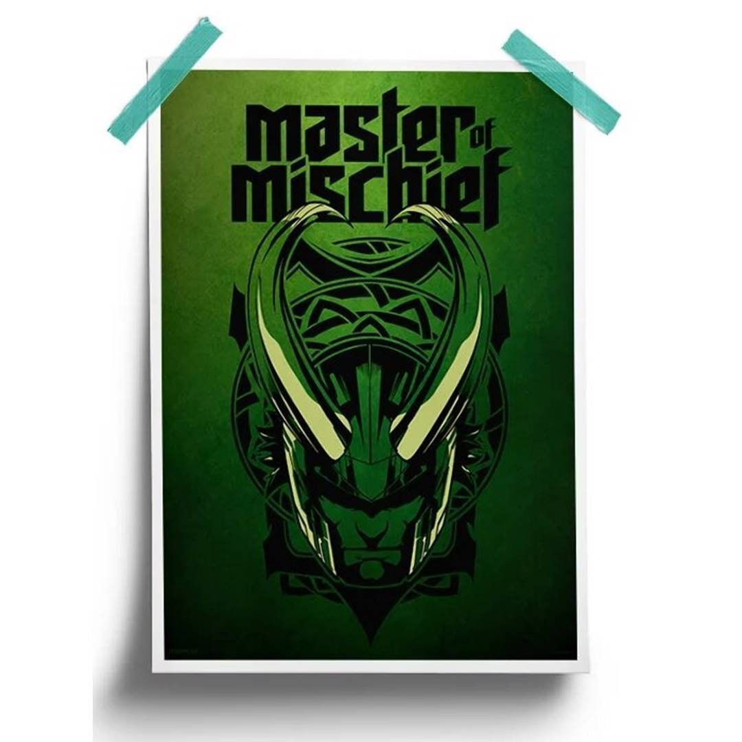 Master Of Mischief - Marvel Official Poster -Redwolf - India - www.superherotoystore.com