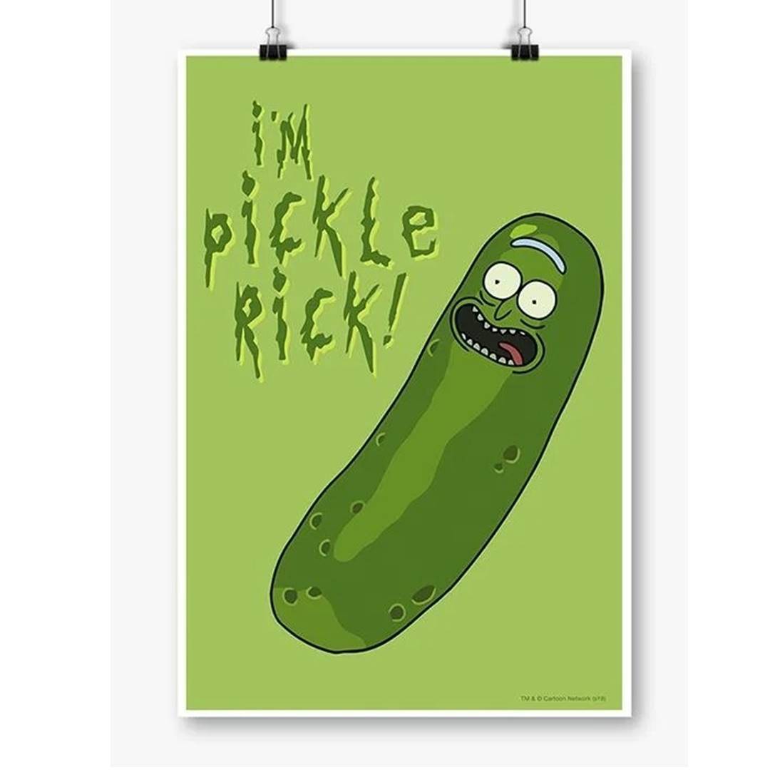 Pickle Rick - Rick And Morty Official Poster -Redwolf - India - www.superherotoystore.com