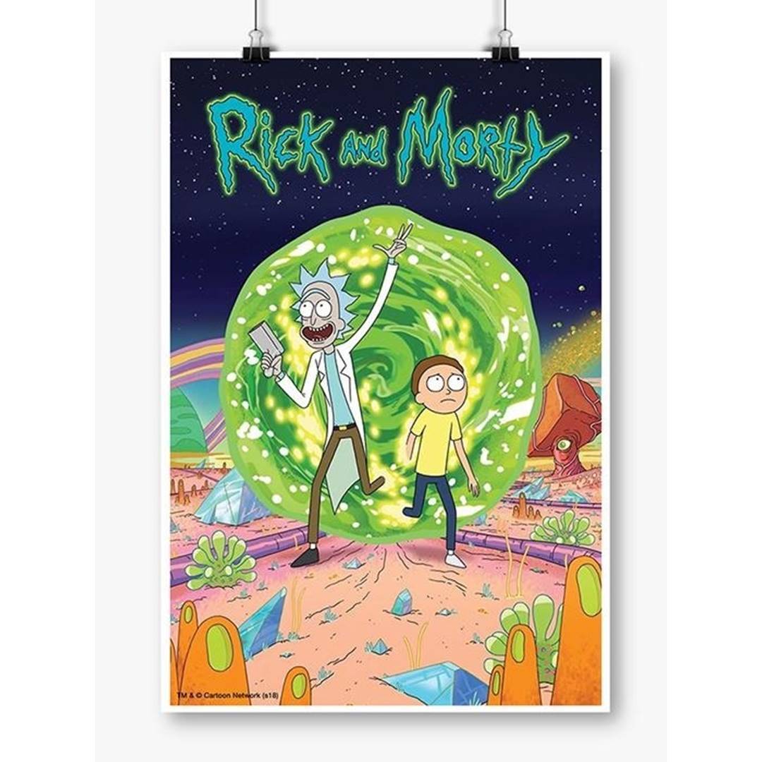 Ricksy Business - Rick And Morty Official Poster -Redwolf - India - www.superherotoystore.com