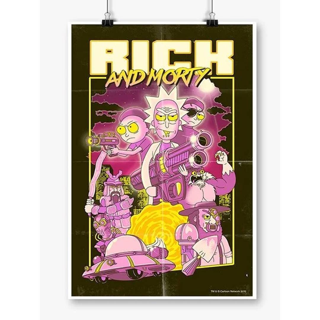 Film Poster - Rick And Morty Official Poster -Redwolf - India - www.superherotoystore.com