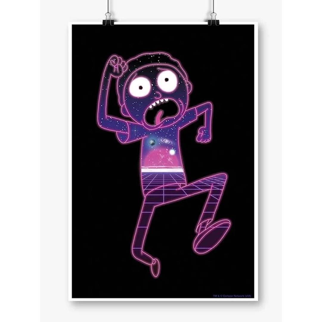Run Morty - Rick And Morty Official Poster -Redwolf - India - www.superherotoystore.com