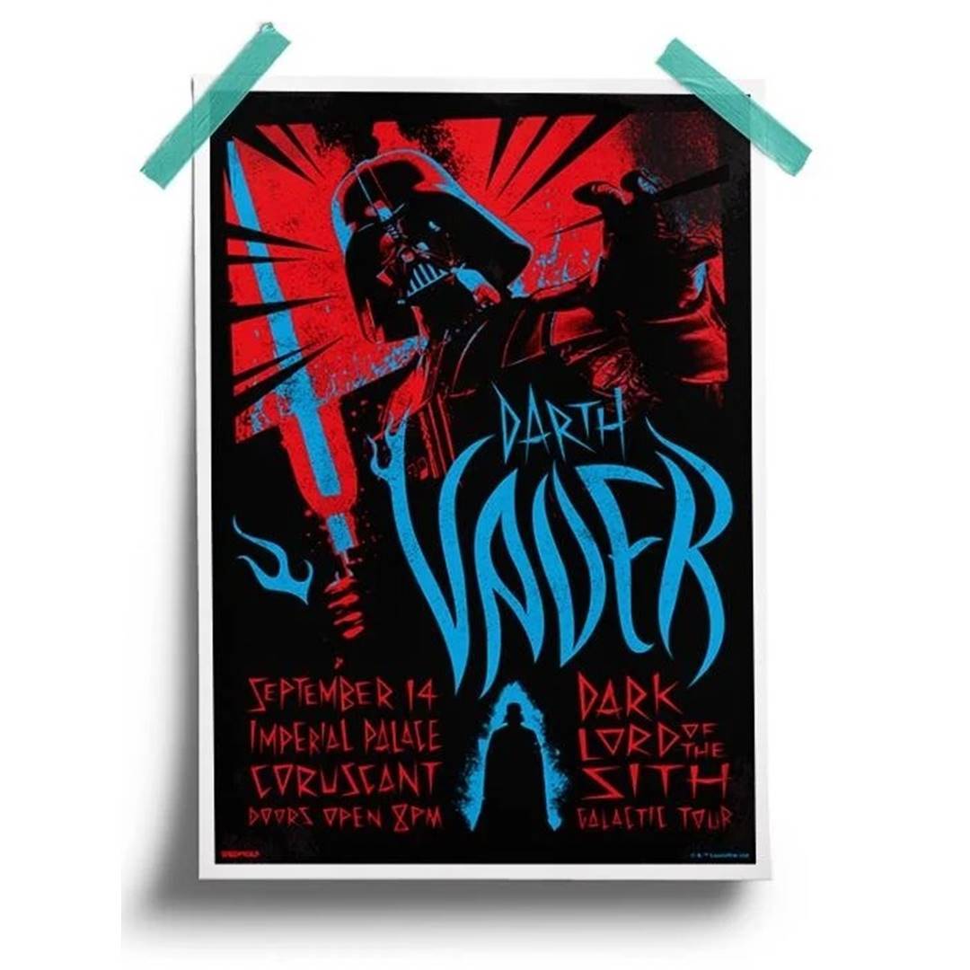 Darth Vader: Imperial Palace - Star Wars Official Poster -Redwolf - India - www.superherotoystore.com