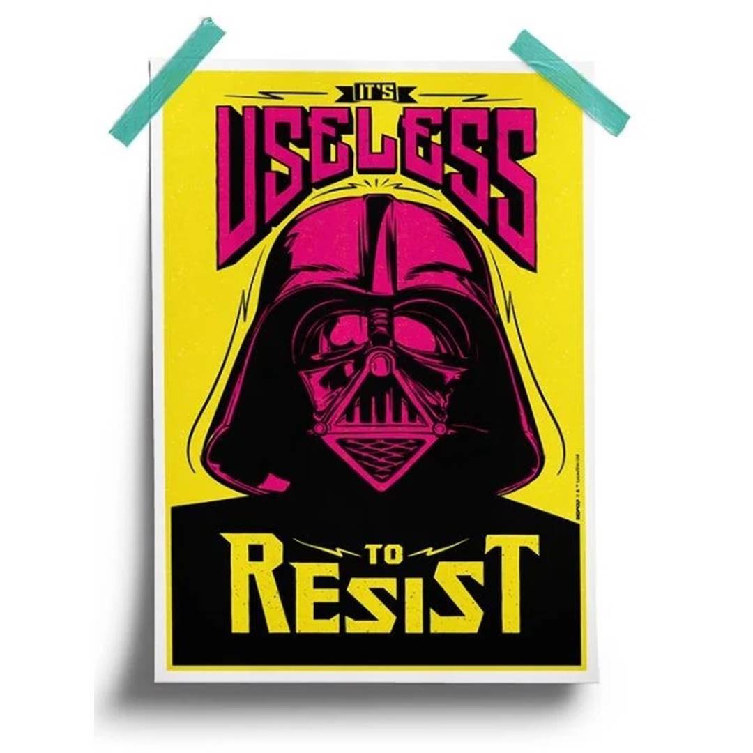 Futile Resistance - Star Wars Official Poster -Redwolf - India - www.superherotoystore.com