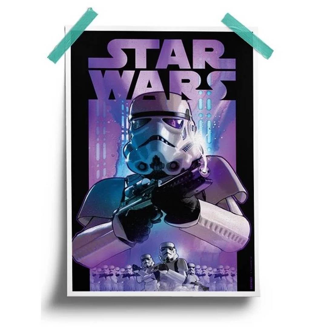 Stormtrooper - Star Wars Official Poster -Redwolf - India - www.superherotoystore.com