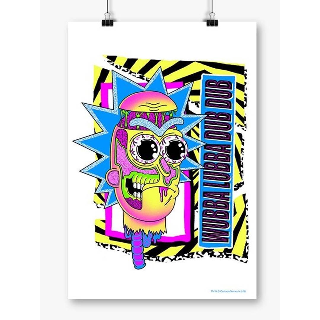 Wubba Lubba Popsicle - Rick And Morty Official Poster -Redwolf - India - www.superherotoystore.com