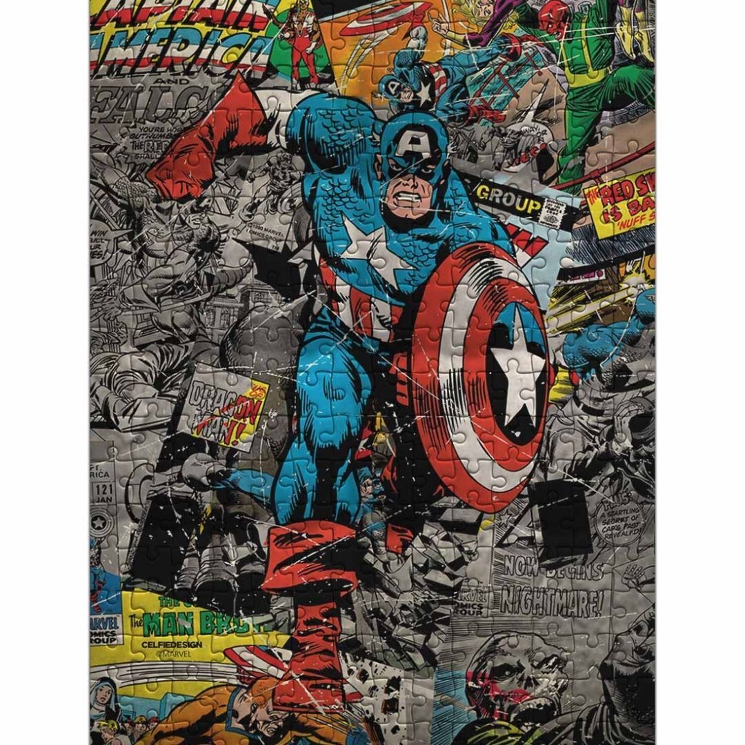 Comic Captain America - Magnetic Puzzles by Celfie Design -Celfie Design - India - www.superherotoystore.com