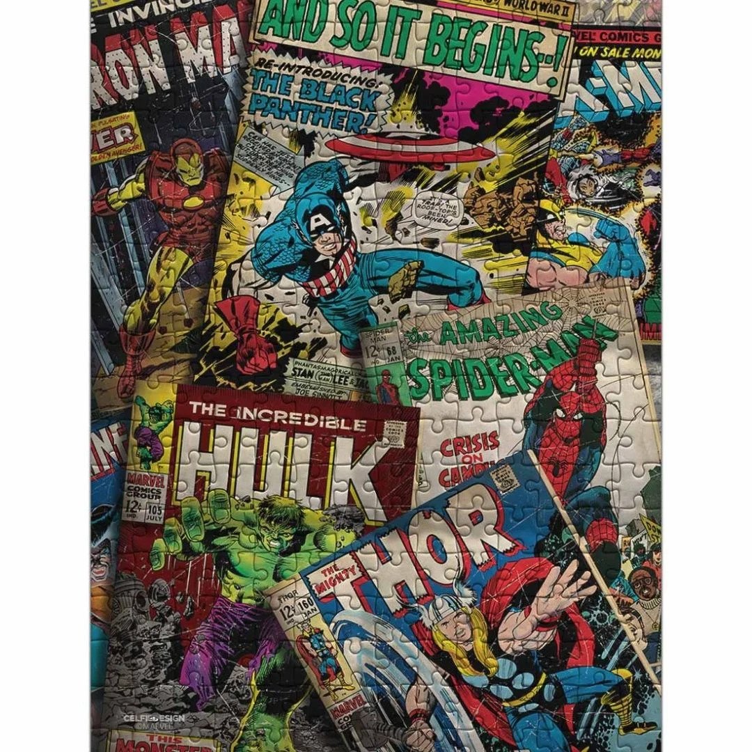 Marvel Comics Collection - Cardboard Puzzles by Celfie Design -Celfie Design - India - www.superherotoystore.com