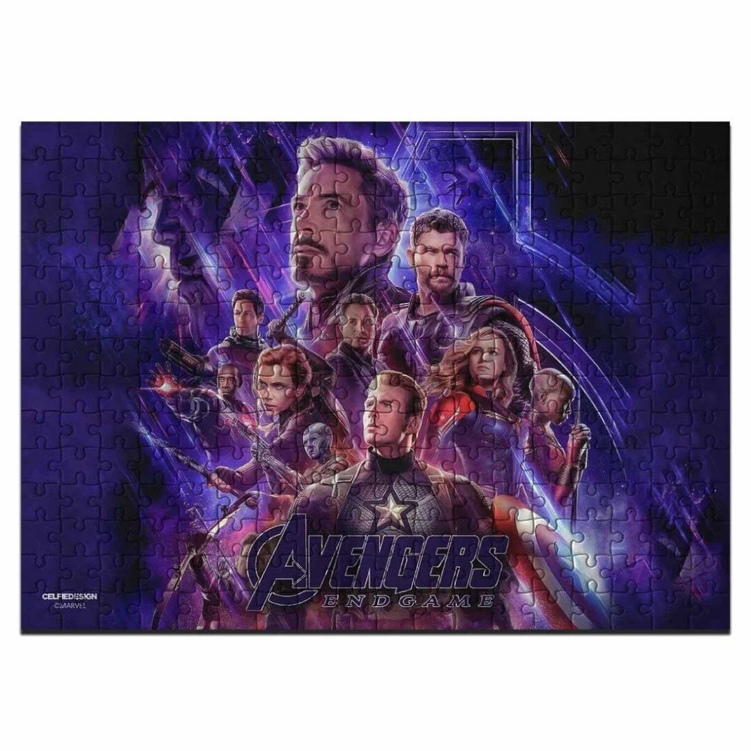 Avengers Endgame Poster - Cardboard Puzzles by Celfie Design -Celfie Design - India - www.superherotoystore.com