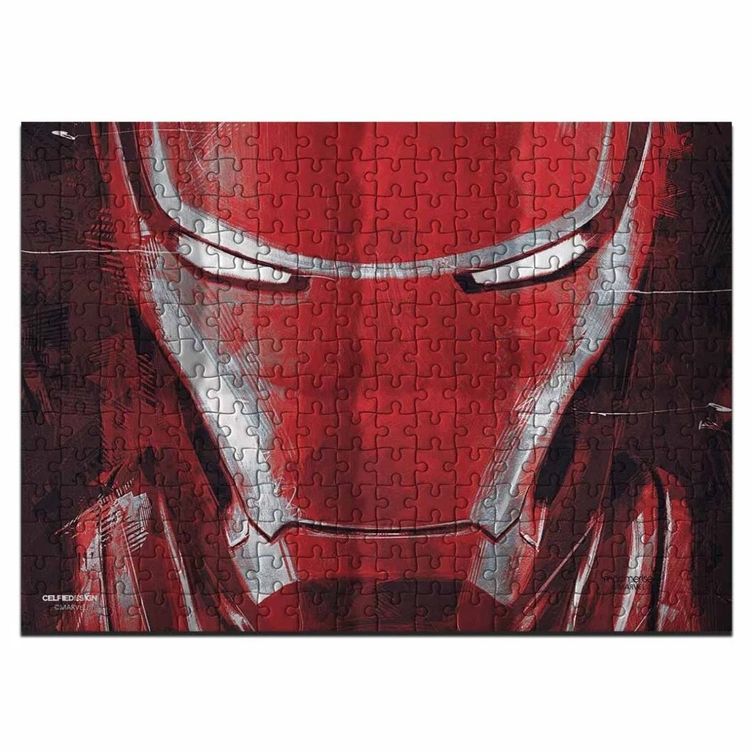 Charcoal Art Iron man - Magnetic Puzzles by Celfie Design -Celfie Design - India - www.superherotoystore.com