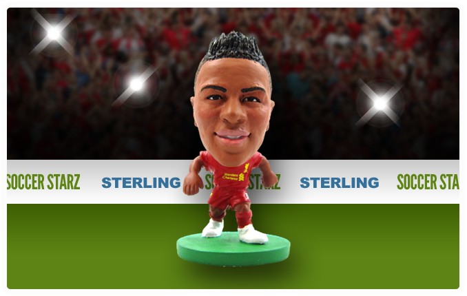 Raheem Sterling - Liverpool Home Kit -Soccer Starz - India - www.superherotoystore.com