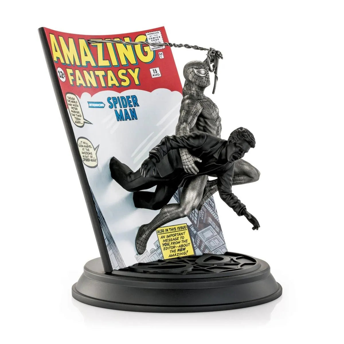 Spider-Man Amazing Fantasy #15 Limited Edition Metal Statue by Royal Selangor -Royal Selangor - India - www.superherotoystore.com