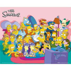 Simpsons Art Print -Superherotoystore.com - India - www.superherotoystore.com