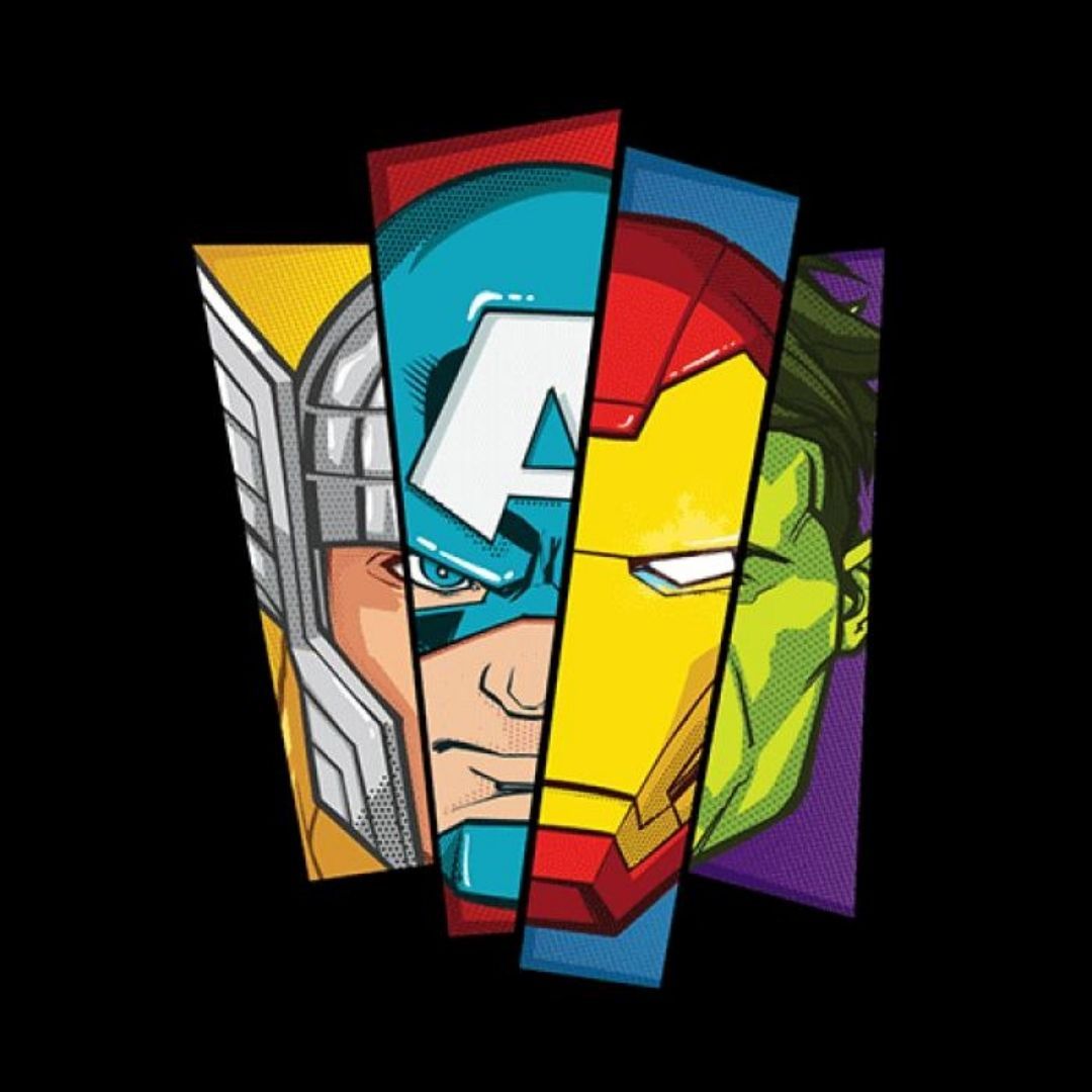 The First Avengers Official Marvel Comics T-shirt -Redwolf - India - www.superherotoystore.com