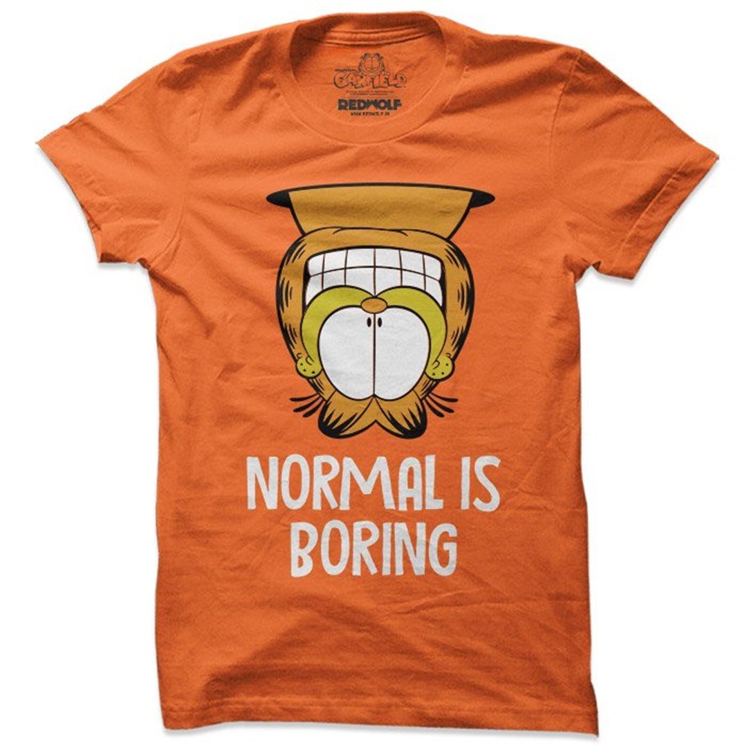 Peanuts - Normal Is Boring T-Shirt. -Redwolf - India - www.superherotoystore.com