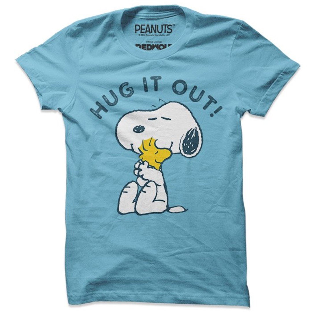 Peanuts - Hug It Out T-Shirt. -Redwolf - India - www.superherotoystore.com