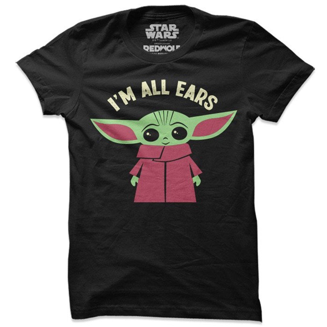 Star Wars The Mandalorian I'm All Ears T-Shirt. -Redwolf - India - www.superherotoystore.com