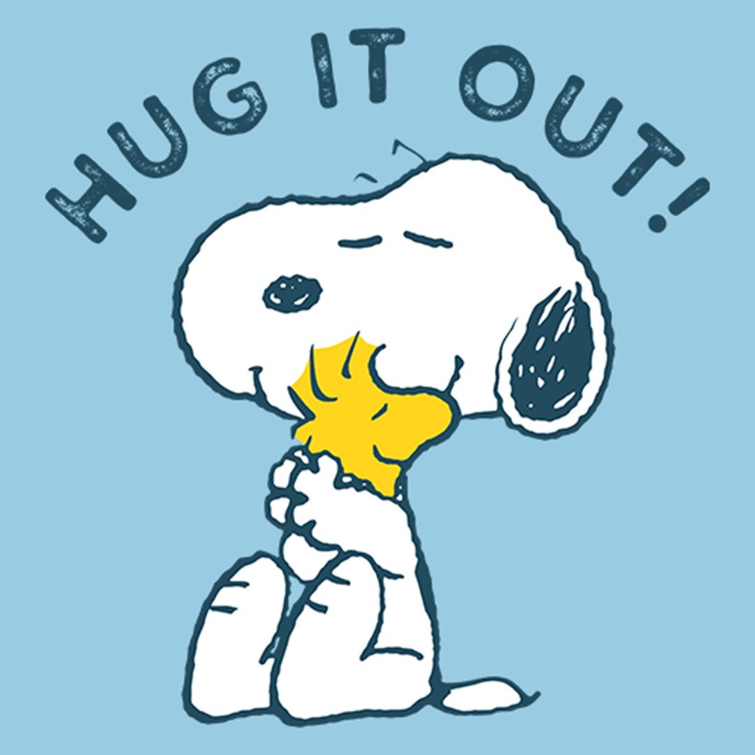 Peanuts - Hug It Out T-Shirt. -Redwolf - India - www.superherotoystore.com